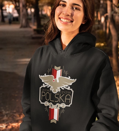 Damska bluza z kapturem UKOCHANA OJCZYZNA